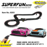 SuperFun 203 USB Power Racing set